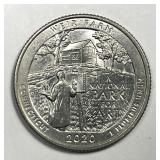 2020-W Weir Farm Washington Quarter Ch AU