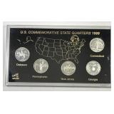 1999-S Proof Silver Statehood Quarter Set