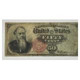 1869-75 4th Issue 50 Cents Fractional Circulated