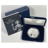 2016 American Liberty Silver Proof Medal Box & COA