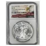 2016 Silver American Eagle NGC MS70