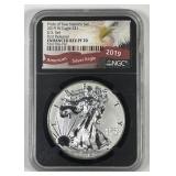 2019-W Silver Eagle Enhanced Rev. Proof NGC PF70