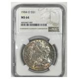 1904-O Morgan Silver $1 NGC MS64