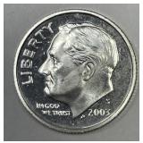 2003-S Proof Roosevelt Silver Dime PRF