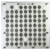 1916-1945 Mercury Dime Set in Capitol Panel