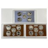 Three Different Proof National Park Quarter Panels