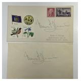 Gov. Warren Knowles WI Signed Item Pair