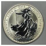 GREAT BRITAIN: 2004 Silver Britannia 1 oz .999 BU