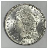 1887-O Morgan Silver $1 Brilliant Uncirculated BU