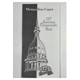 Michigan State Capitol 125th Medal Steve Bieda