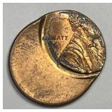 Lincoln Cent Struck 50% Off Center ERROR