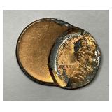Lincoln Cent Struck 50% Off Center ERROR