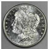 1881-S Morgan Silver $1 Brilliant Uncirculated BU