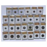 Vendor/WhatNot Lot of 27 Slabbed Modern Coins