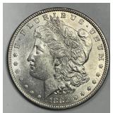1880 Morgan Silver $1 About Uncirculated CH AU