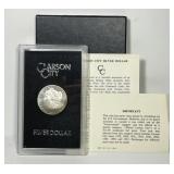 1880-CC Morgan Silver $1 GSA Rainbow Color Toned