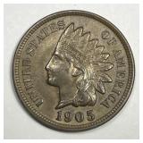 1905 Indian Head Cent Extra Fine XF