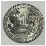 2019-W American Memorial Washington Quarter AU