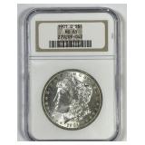 1901-O Morgan Silver $1 Gem BU NGC MS65