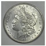 1879-O Morgan Silver $1 About Uncirculated CH AU