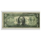 1935-E $1 Silver Certificate Offset ERROR