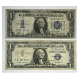 1934 Funny Back & 1957 STAR $1 Silver Certificates