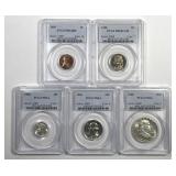 1950 US Proof Set 5-Coins PCGS