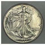1947 Walking Liberty Silver Half Uncirculated BU