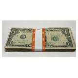 Fifty 1963-B $1 Federal Reserve BARR Notes