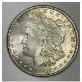 1879 Morgan Silver $1 About Uncirculated CH AU