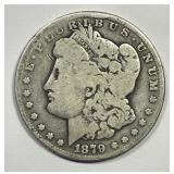 1879-CC Morgan Silver $1 Carson City Good details