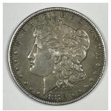 1879 Morgan Silver $1 Extra Fine XF+