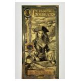 2025 Florida 5 Goldbacks Pirate Woman