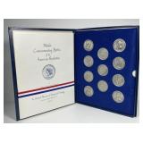 1973 America's First Medals 11 Pieces Set Pewter