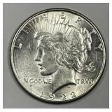 1922-S Peace Silver $1 Uncirculated UNC