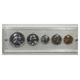 1960 US Proof Set 5-Coins In Sanp-Tite Holder