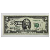 1976 $2 FRN April 13 CARMEL CA 1st Day Postmark