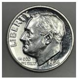 1954 Roosevelt Silver Dime Proof PRF PR