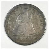 1853 Seated Liberty Quarter Arrows & Rays VG