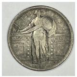 1917-D Standing Liberty Quarter Type 1 Extra Fine