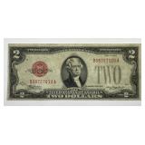 1928-D $2 Red Seal US Note Circulated