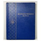 1913 - 1938 Buffalo Nickel Set in Whitman Album