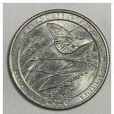 2020-W Tallgrass Prairie Washington Quarter AU