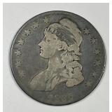 1835 Capped Bust Silver Half Good G