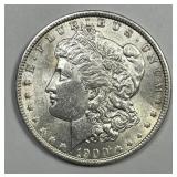 1900-O Morgan Silver $1 About Uncirculated CH AU