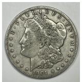 1901-O Morgan Silver $1 Fine F