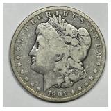 1901 Morgan Silver $1 Good G