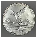 MEXICO: 2014 Silver Libertad 1 oz .999 BU