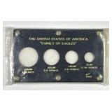 Gold American Eagle 4-Coin Capital Plastics Holder
