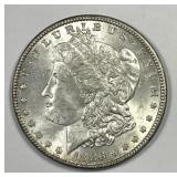 1886 Morgan Silver $1 About Uncirculated AU